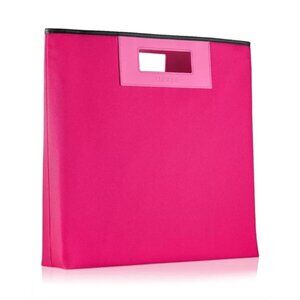 NWT CLINIQUE HOT PINK SHOPPER TOTE BAG XL